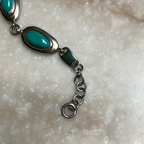 😍925 Silver & Turquoise Bracelet😍NWOT - Picture 2 of 6